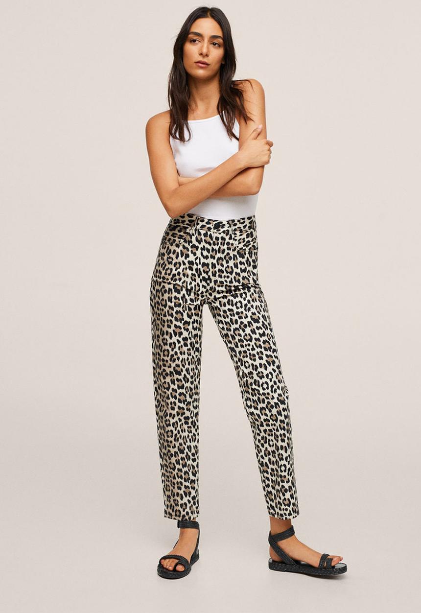MANGO - Trousers fives - light beige