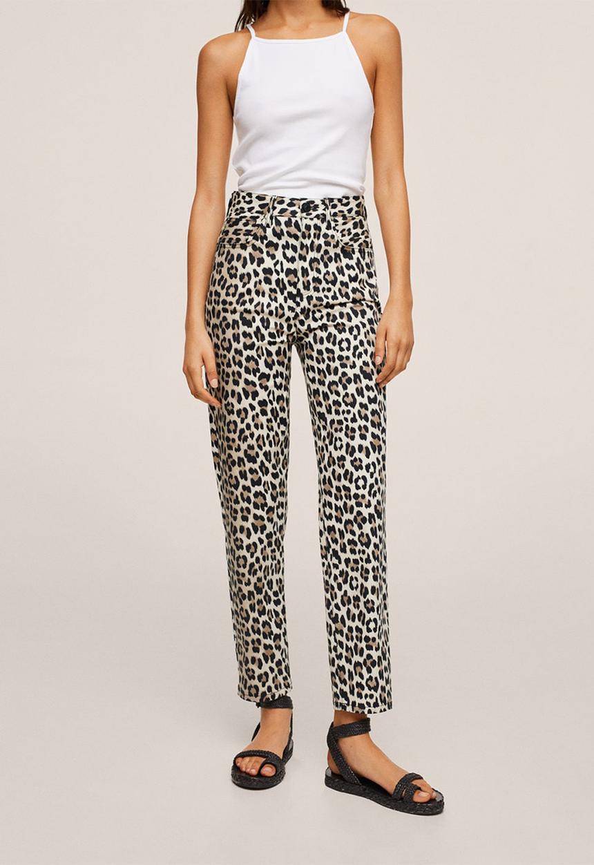 MANGO - Trousers fives - light beige