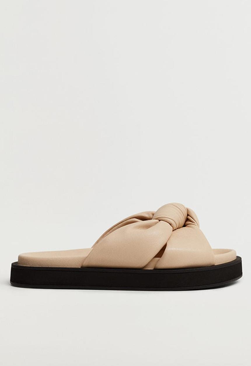 MANGO - Ponta sandal - light beige