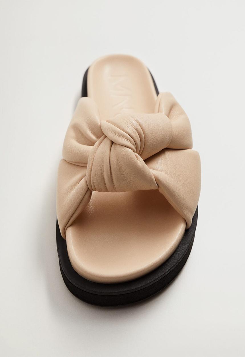 MANGO - Ponta sandal - light beige
