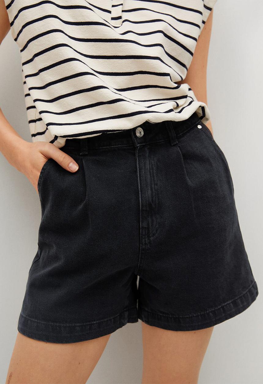 MANGO - Shorts regina - black