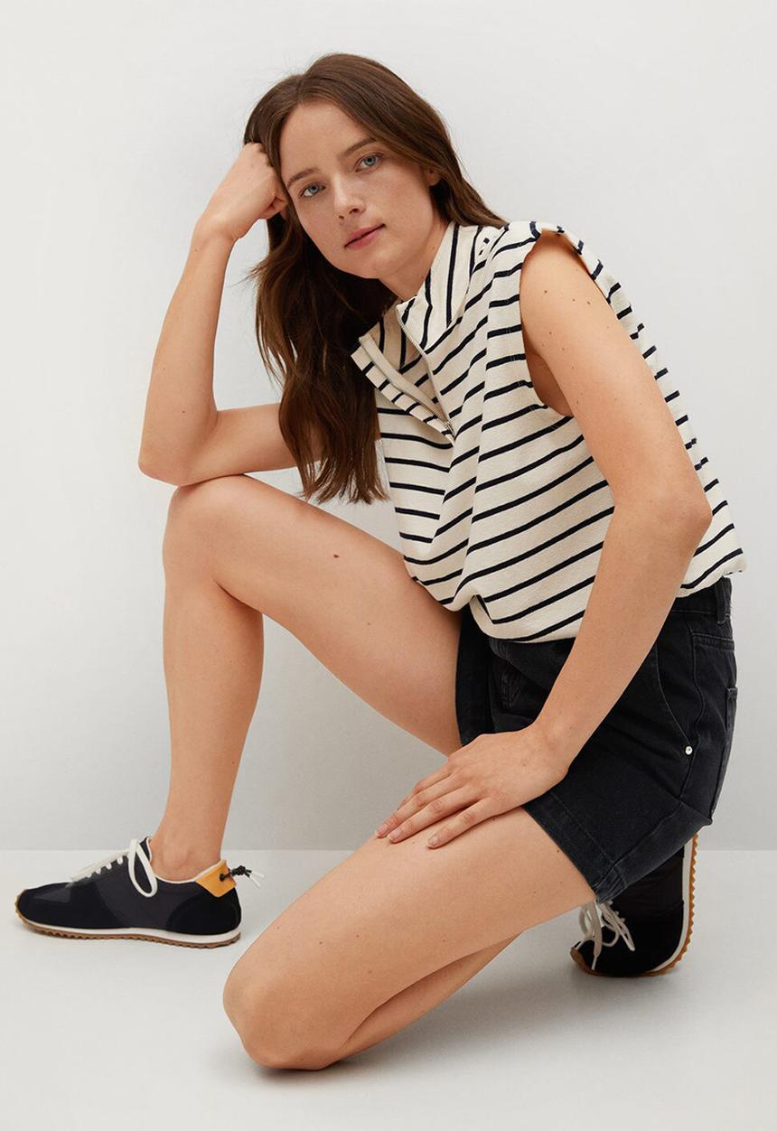 MANGO - Shorts regina - black