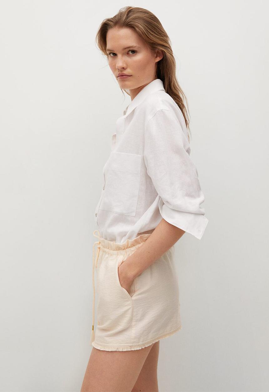 MANGO - Shorts claudi - light beige