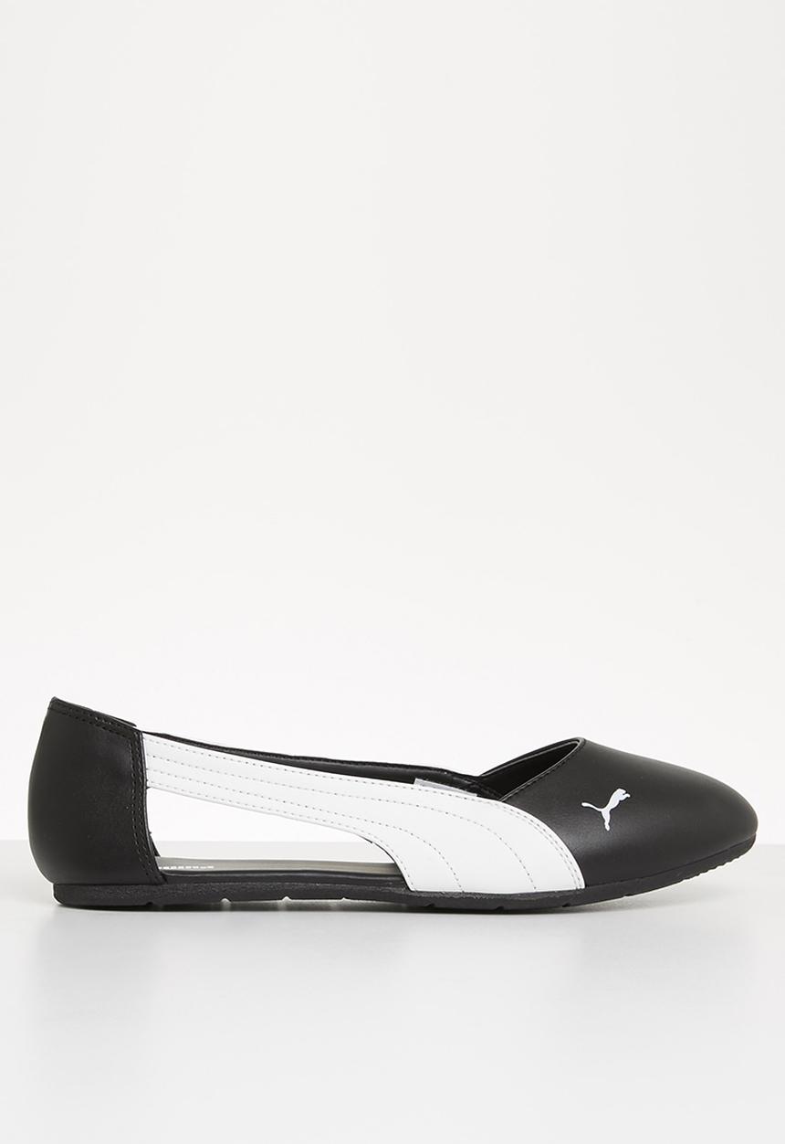 PUMA - Basic ballerina cut out - puma black-puma white