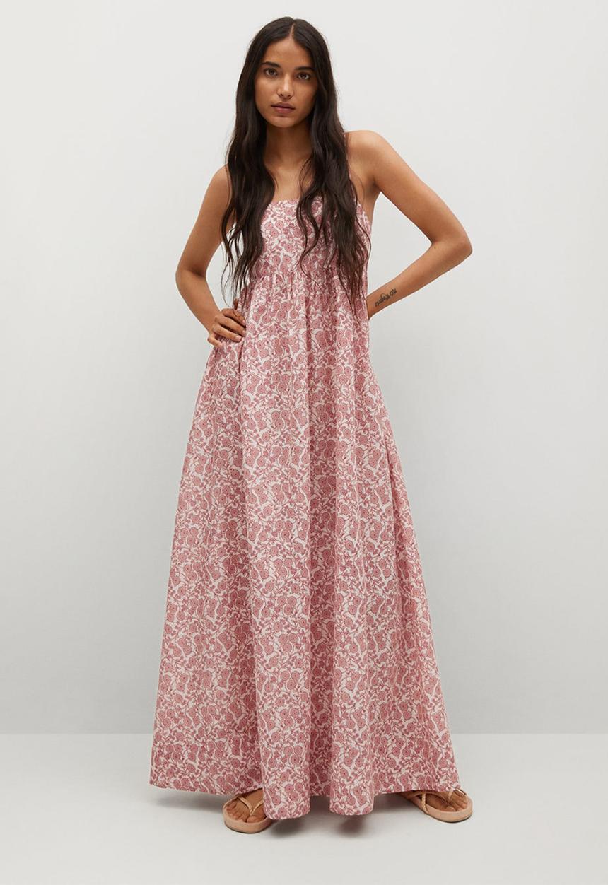 MANGO - Dress korfu - natural
