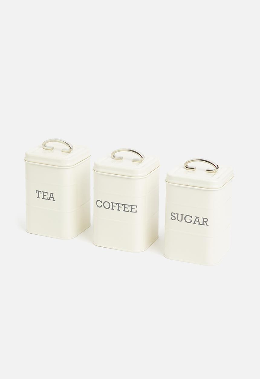 Living Nostalgia - TCS canisters Gift set - antique cream