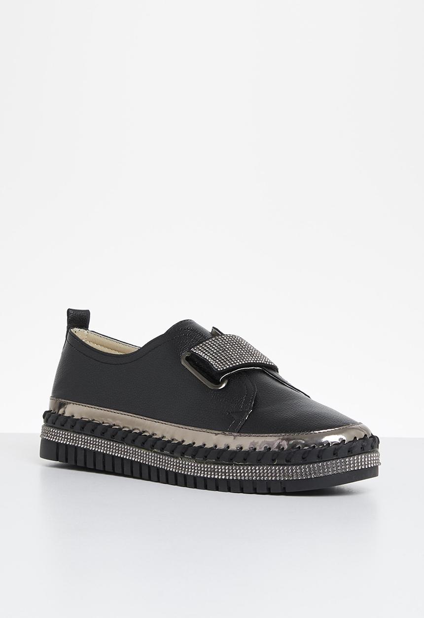Footwork - Blinky embellished sneaker - black