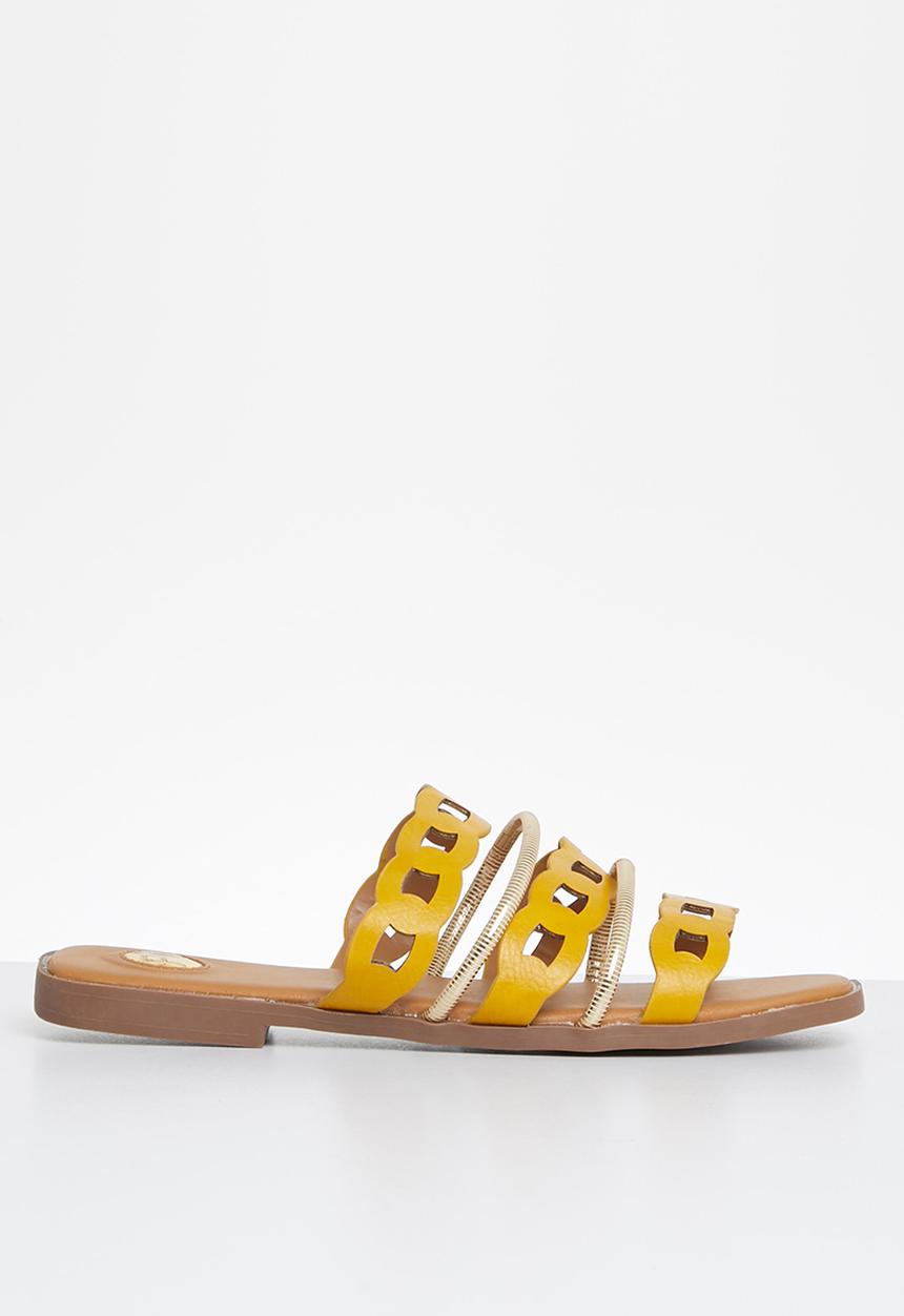 Footwork - Calisto strappy sandal - mustard