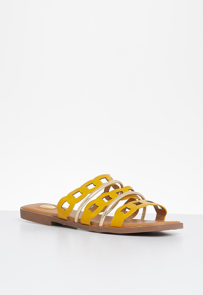 Footwork - Calisto strappy sandal - mustard