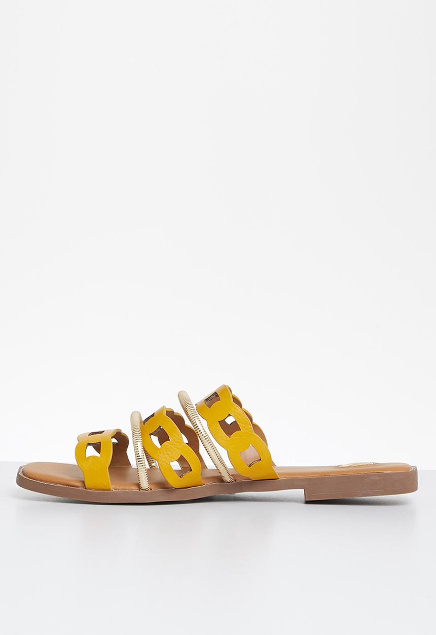 Footwork - Calisto strappy sandal - mustard