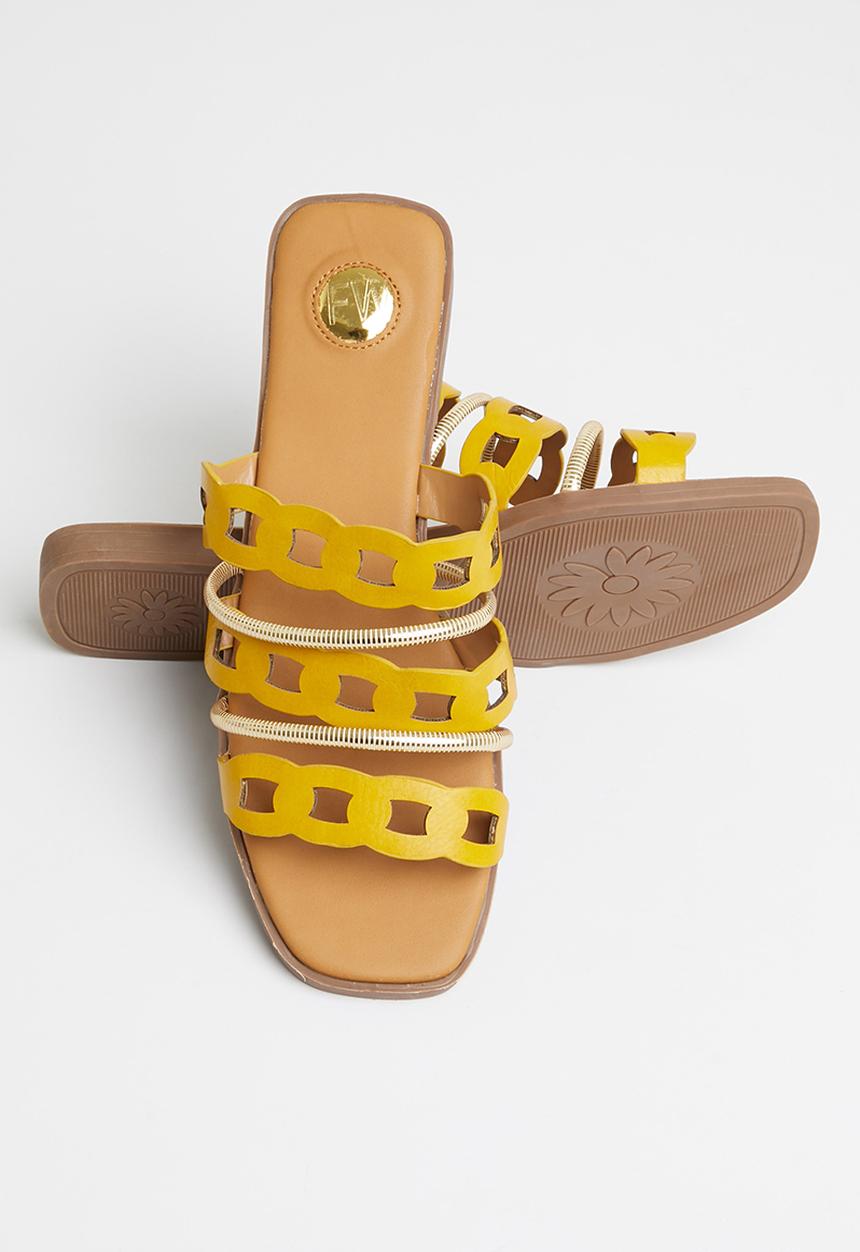 Footwork - Calisto strappy sandal - mustard