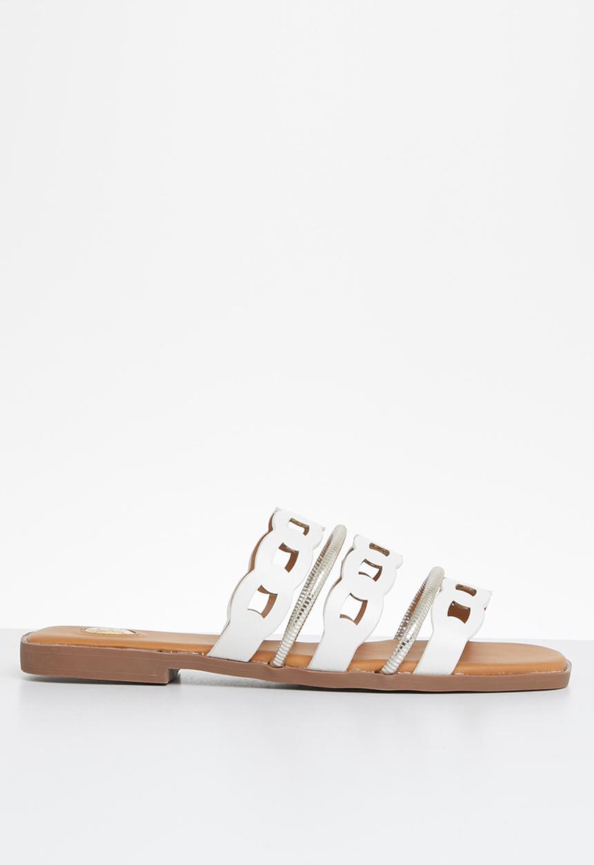 Footwork - Calisto strappy sandal - white
