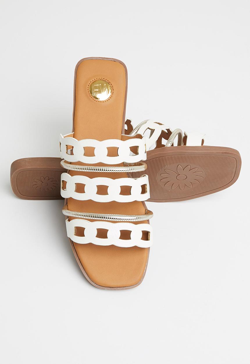 Footwork - Calisto strappy sandal - white