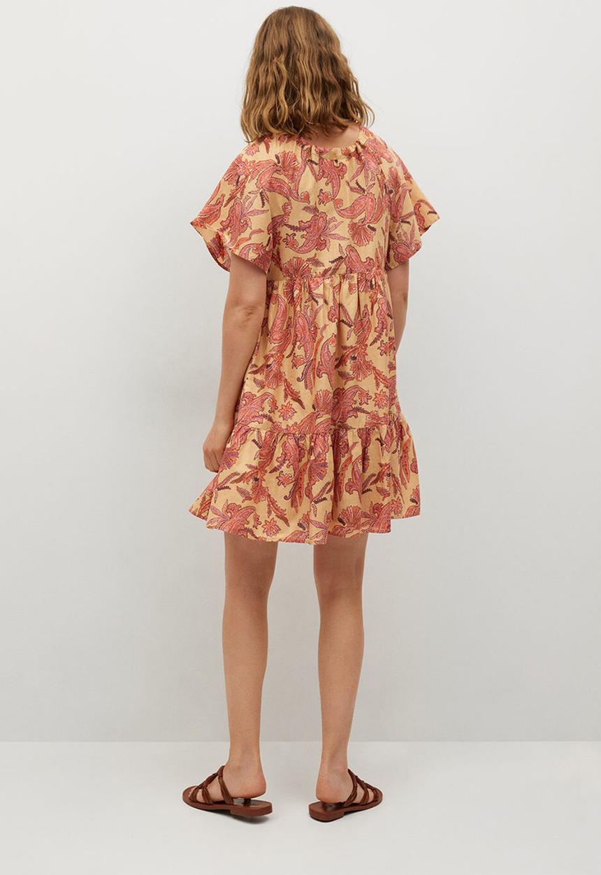 MANGO - Dress indra - yellow