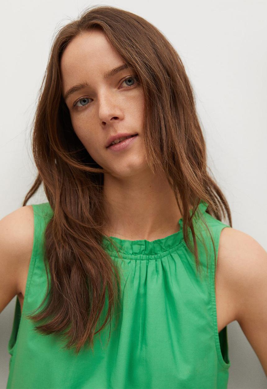 MANGO - Dress mikonos - green