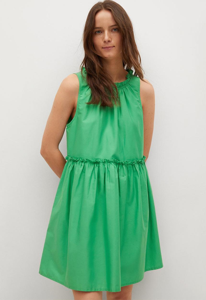 MANGO - Dress mikonos - green