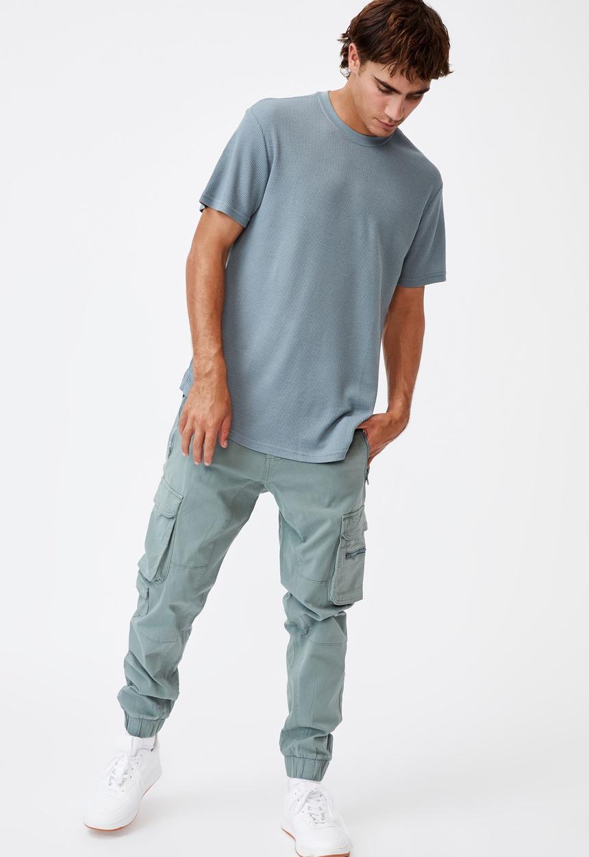Cotton On - Urban jogger - mineral blue tactical