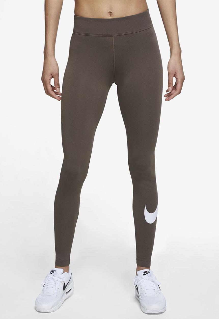 Nike - Nsw essntl gx mr legging swsh - ironstone & white