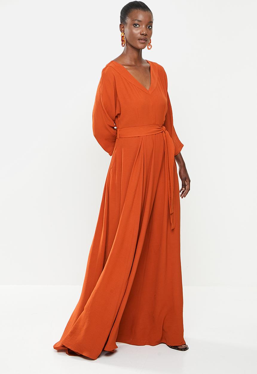 AMANDA LAIRD CHERRY - Tugela dress - rust