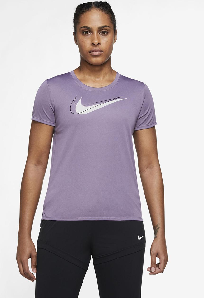 Nike - Plus nike df swsh run top short sleeve - purple