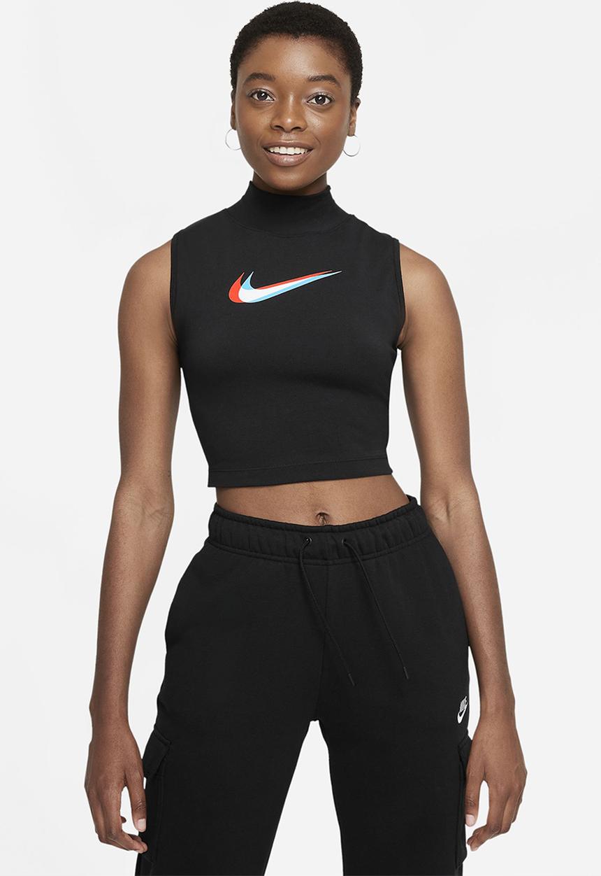 Nike - Nsw tank mock prnt - black