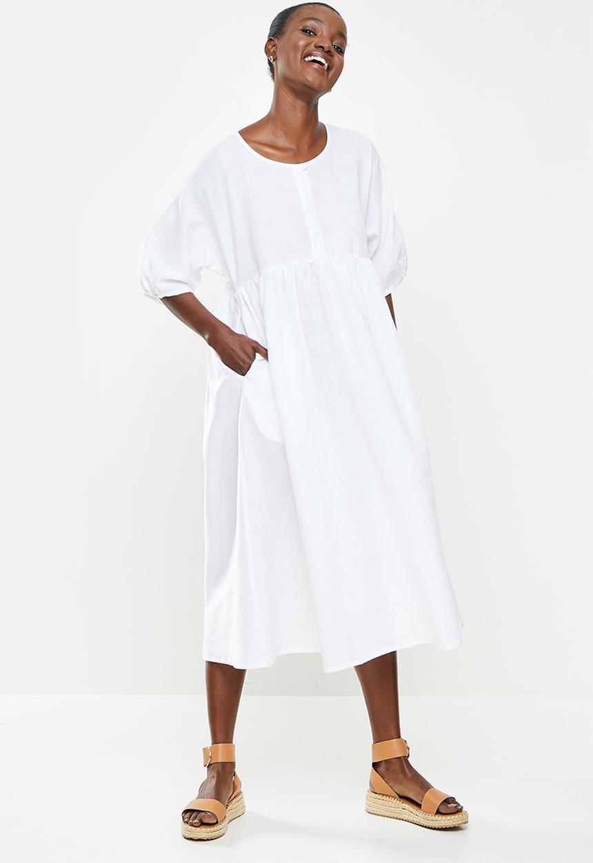 AMANDA LAIRD CHERRY - Twins dress - white