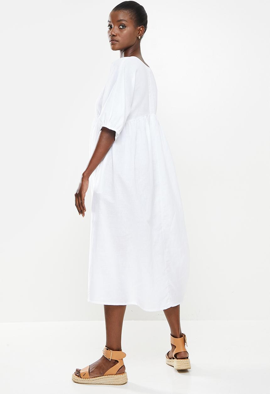 AMANDA LAIRD CHERRY - Twins dress - white