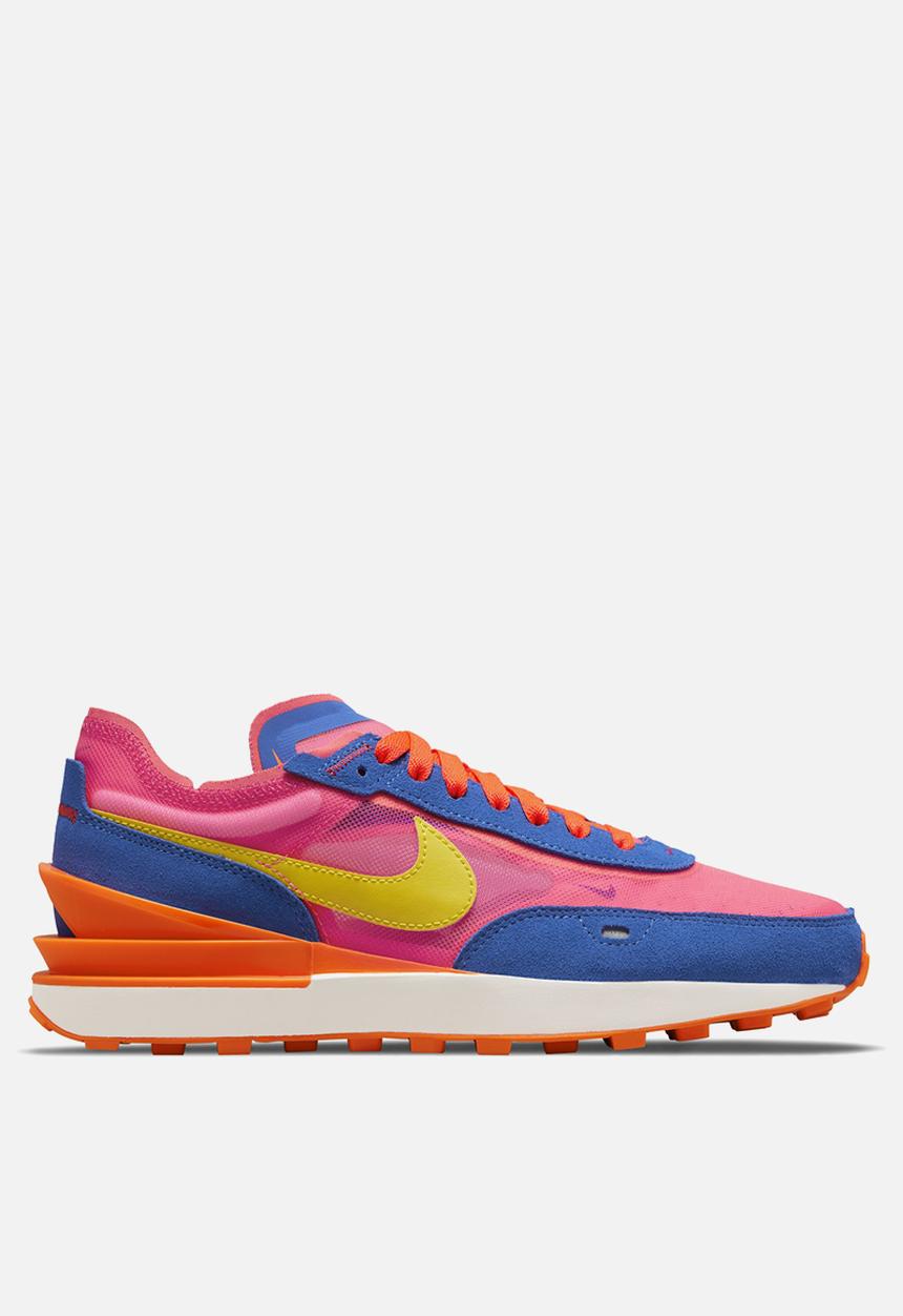 Nike - Waffle One - racer blue/bright citron-hyper pink