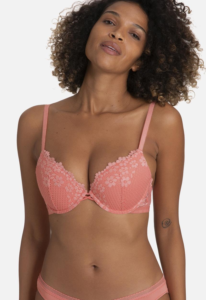 DORINA - Adore push up demi - coral