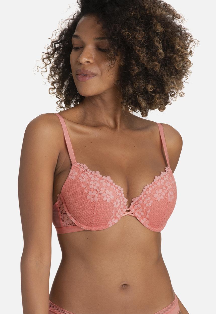 DORINA - Adore push up demi - coral