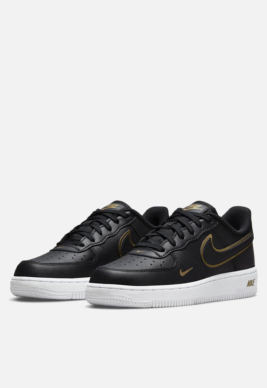Nike - Nike force 1 lv8 - black-metallic gold-white