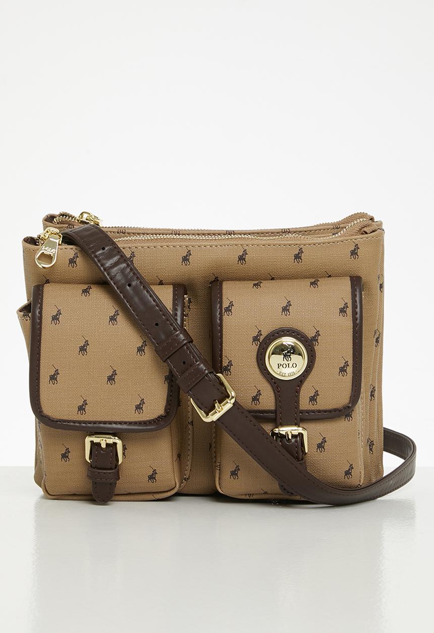POLO - Polo panama dbl zip sling - camel