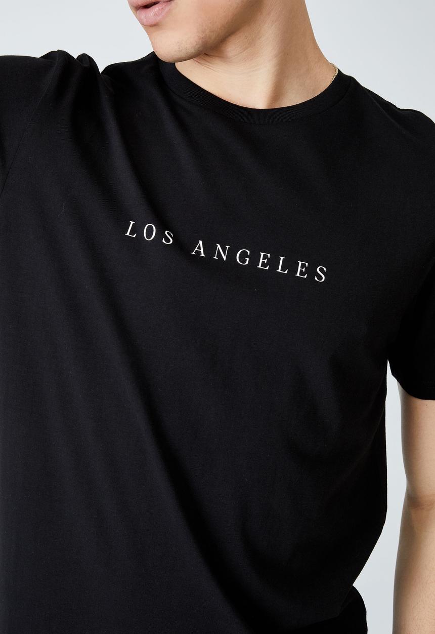 Cotton On - Tbar text t-shirt - black