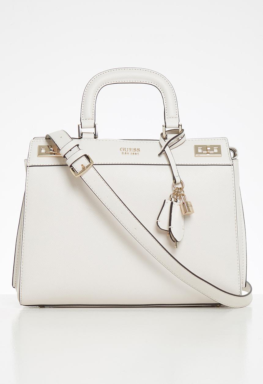 GUESS - Katey luxury satchel - stone