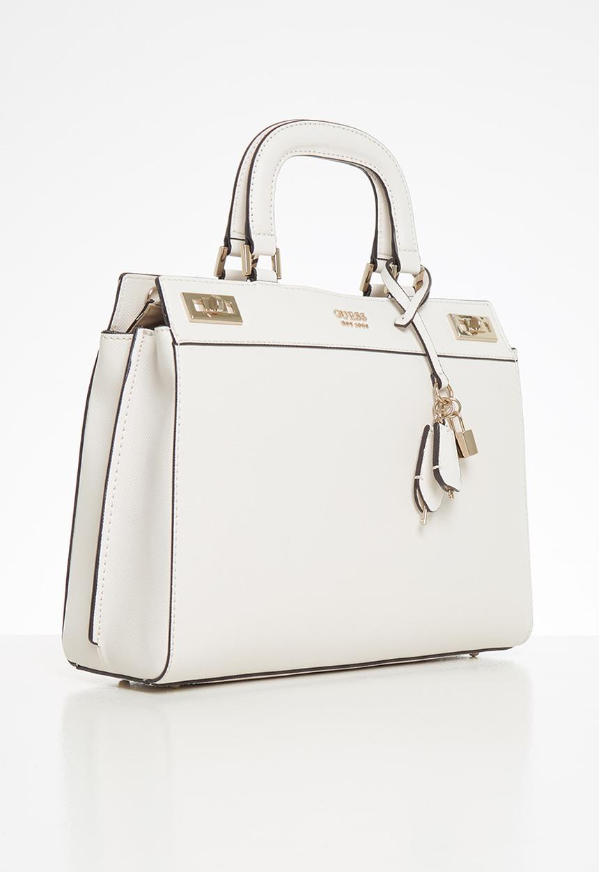 GUESS - Katey luxury satchel - stone