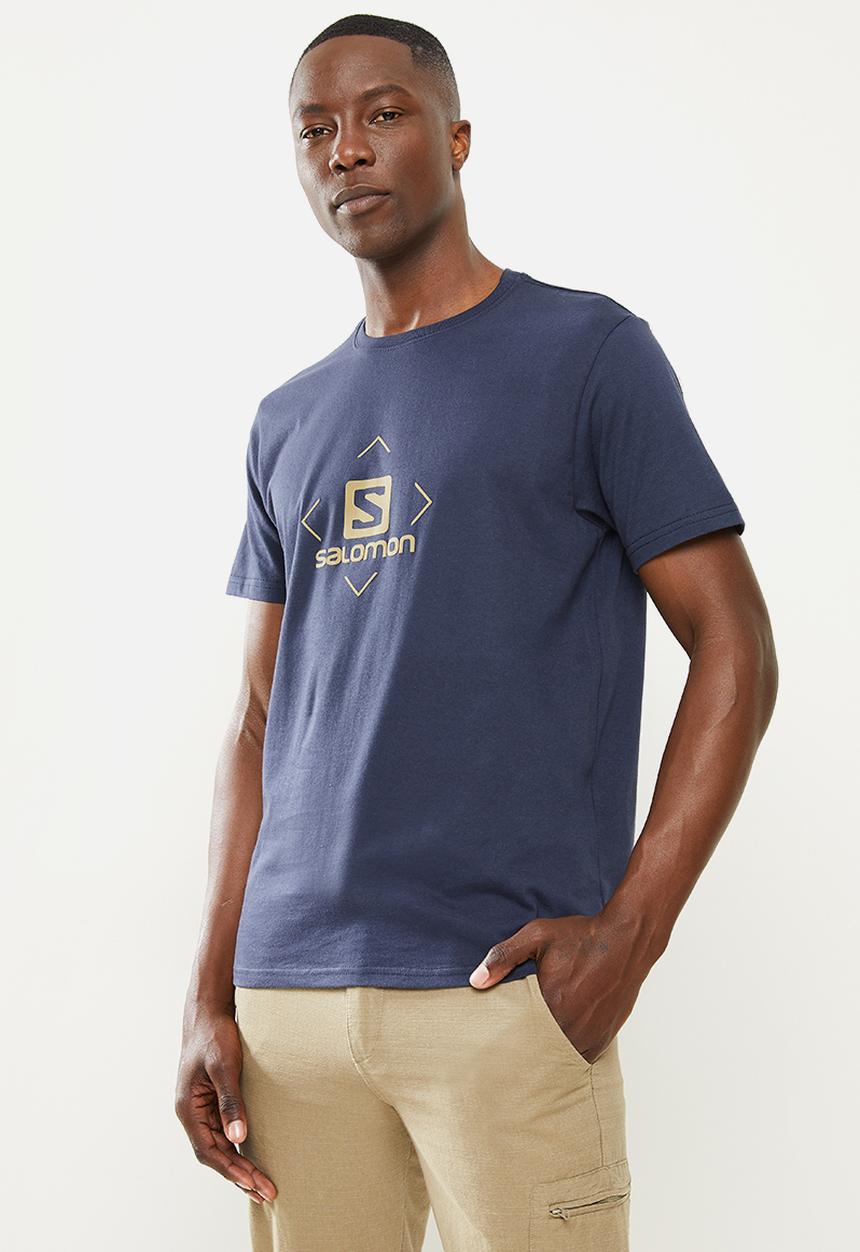 Salomon - Boxed in short sleeve tee m - mood indigo