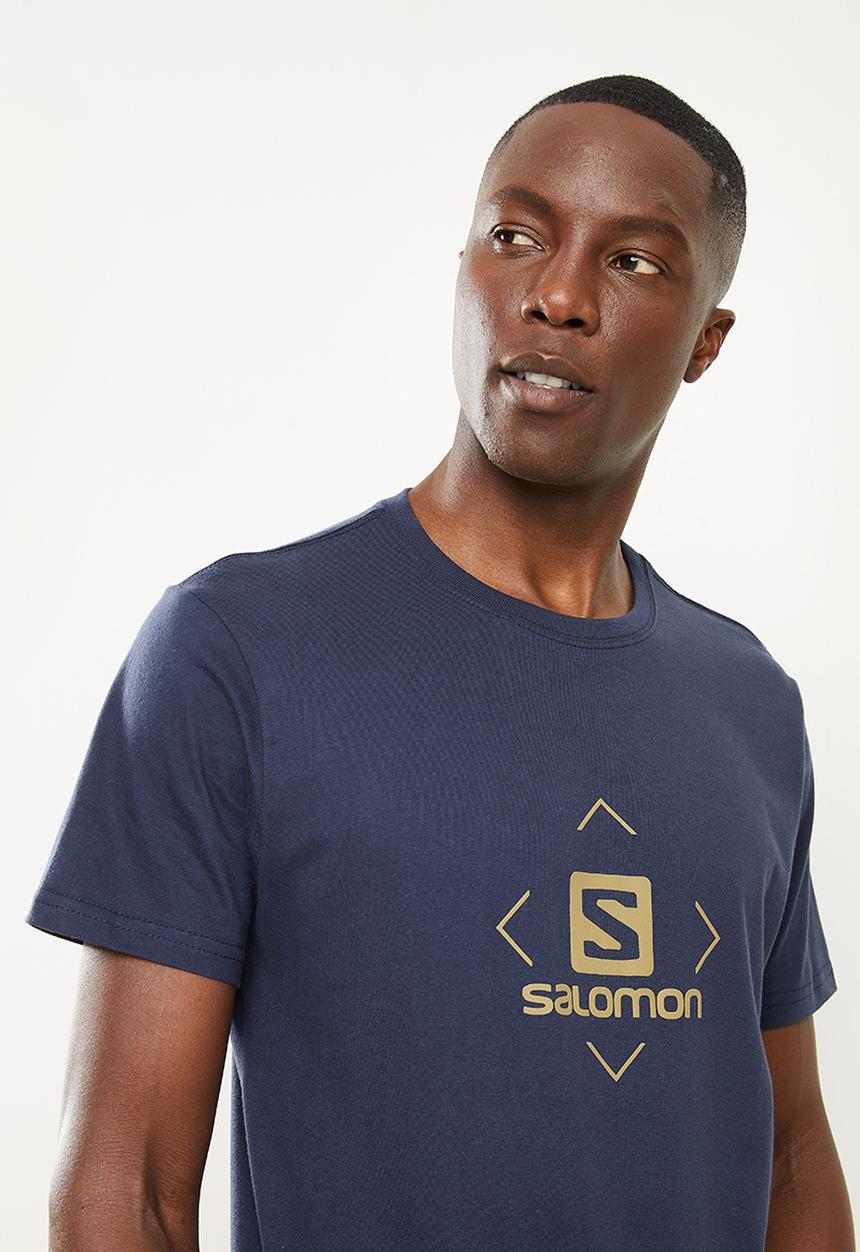Salomon - Boxed in short sleeve tee m - mood indigo