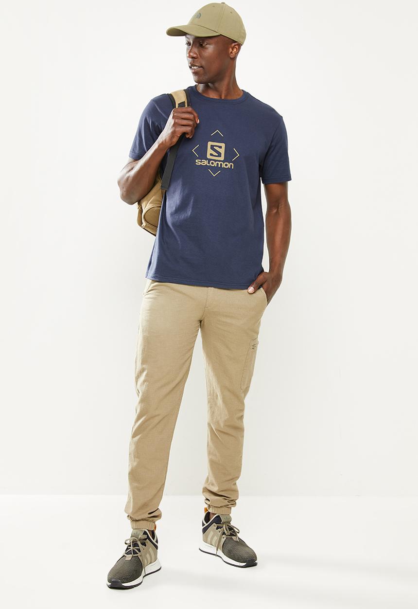 Salomon - Boxed in short sleeve tee m - mood indigo