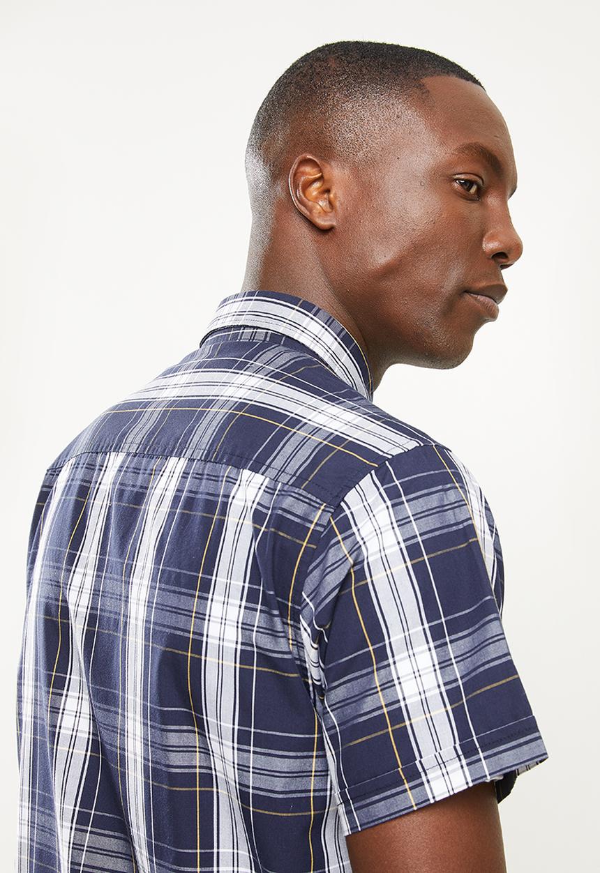 Salomon - Sunday short sleeves shirt m - mid blue