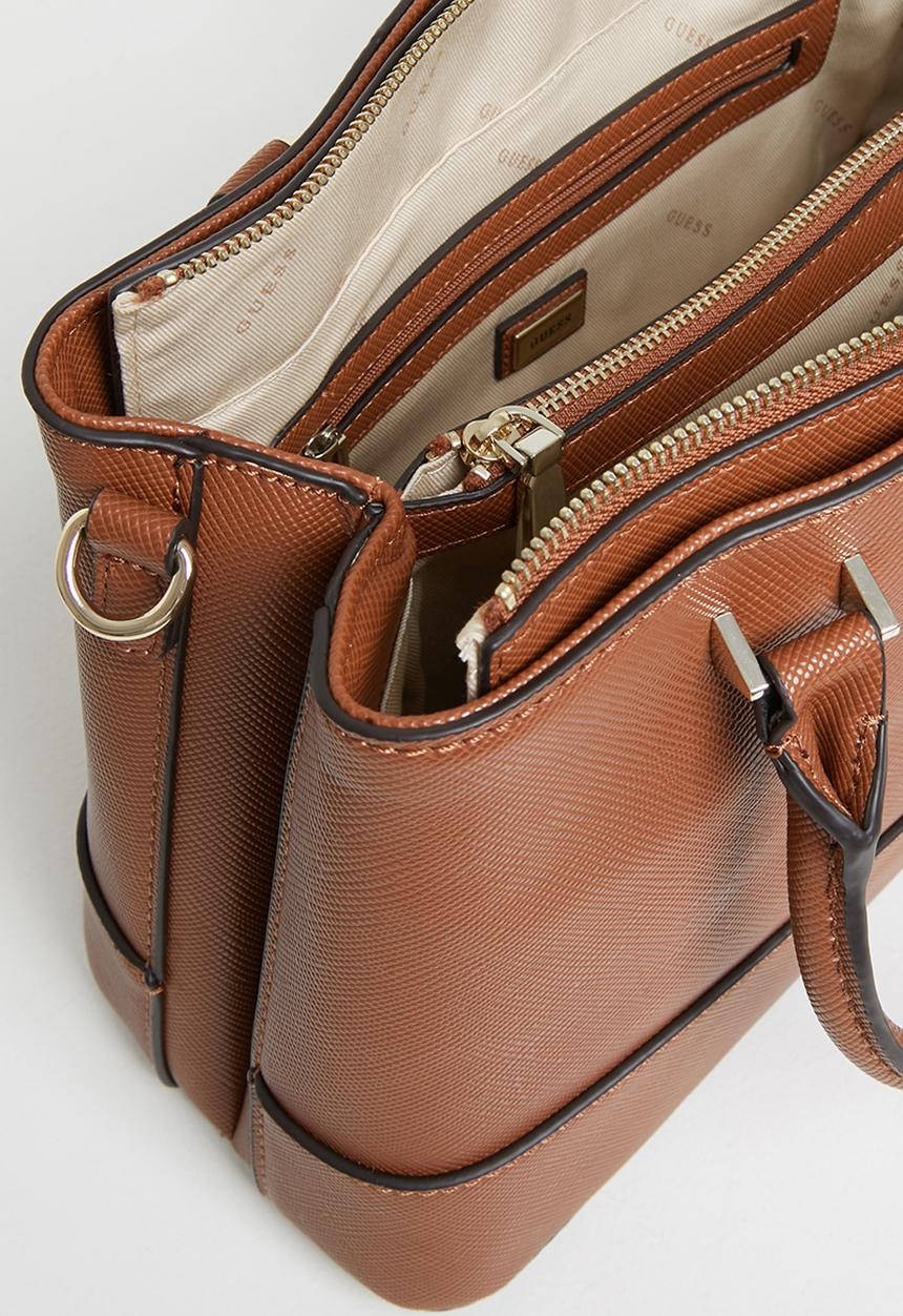 GUESS - Cordelia luxury satchel - cognac