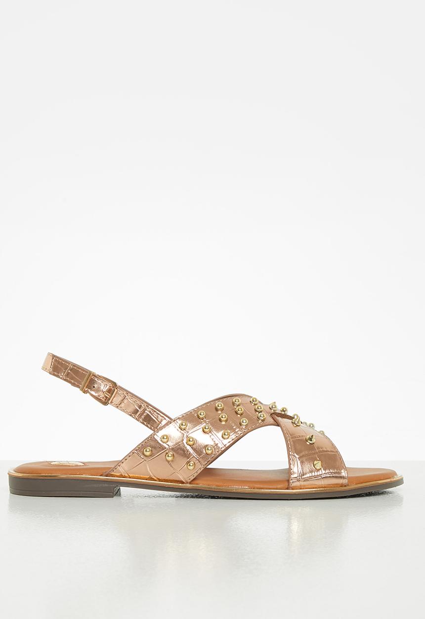Footwork - Nate spike spike slingback sandal - rose gold