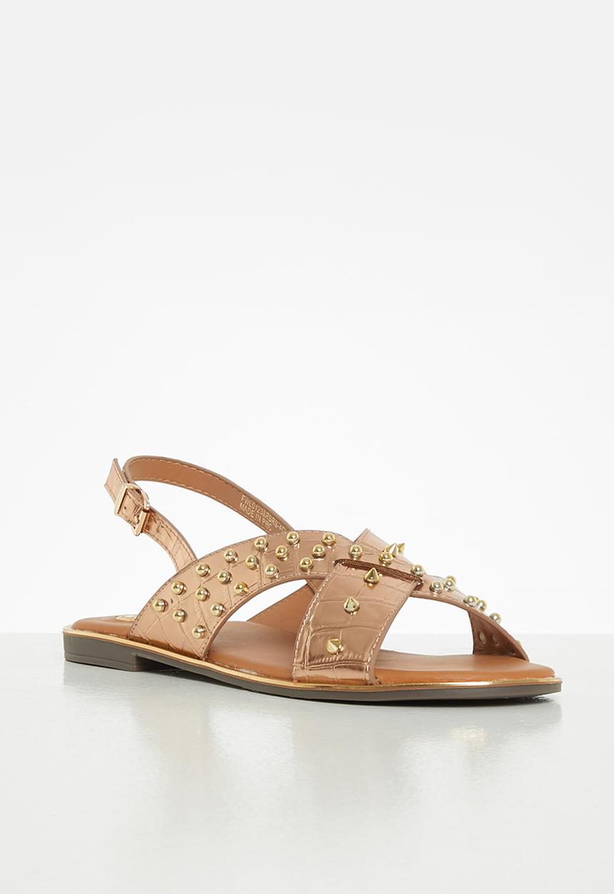 Footwork - Nate spike spike slingback sandal - rose gold
