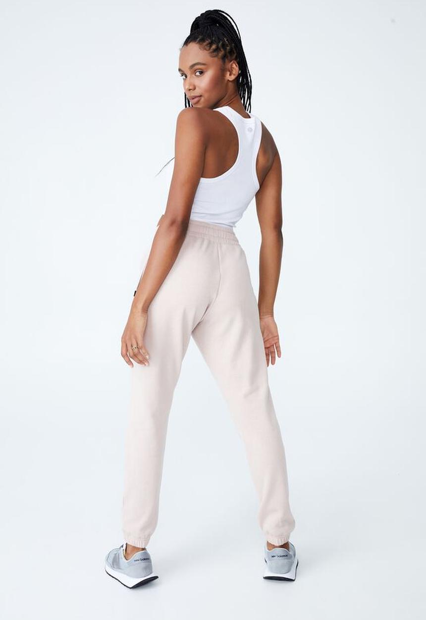 Cotton On - Rib racer crop tank top - white