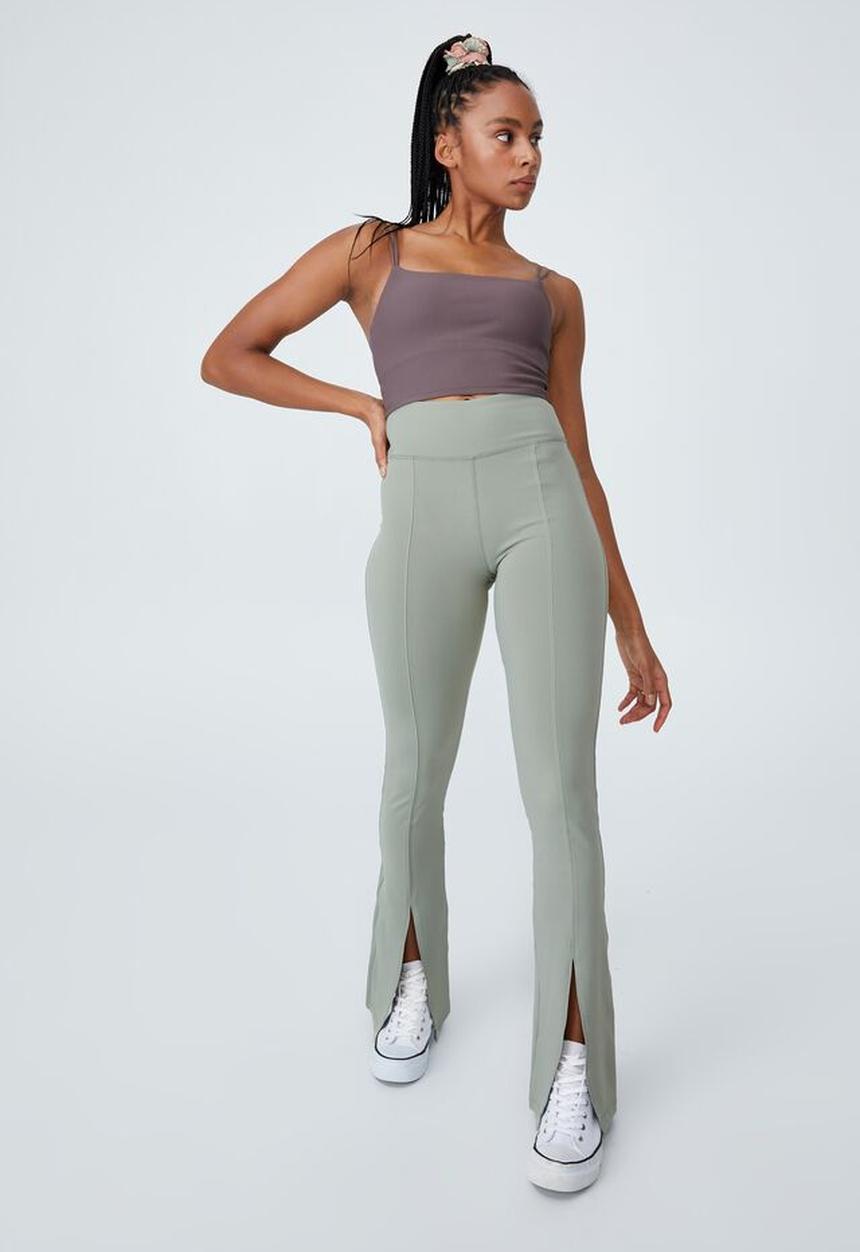 Cotton On - Rib strappy vestlette - brownie