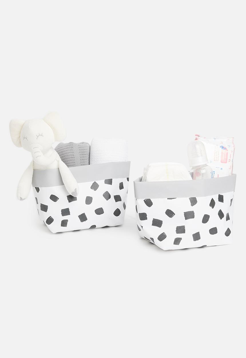 Inspired Vision Studios - Pitch canvas Storage set of 2 - dots