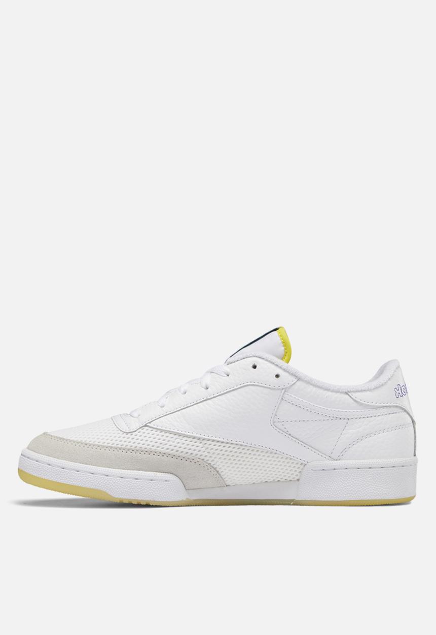 Reebok - Club C 85 X Prince  - ftwr white/stinger yellow/bright cobalt
