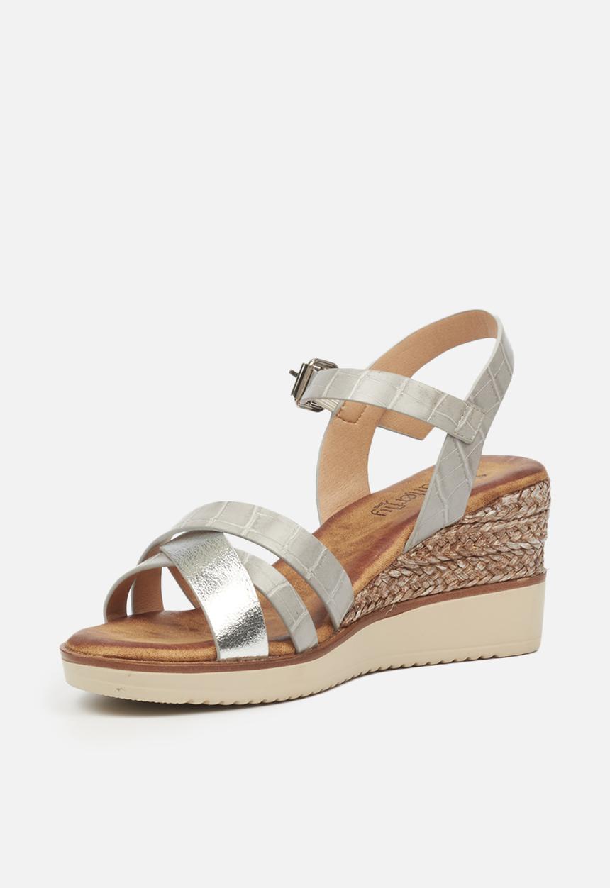 Butterfly Feet - Bellaire wedge - grey