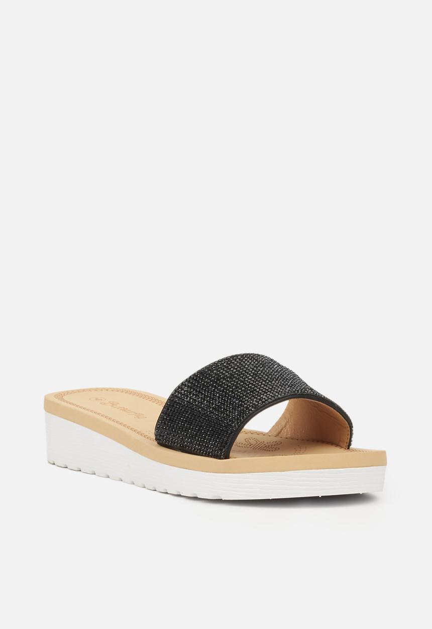Butterfly Feet - Corley flatform sandal - black