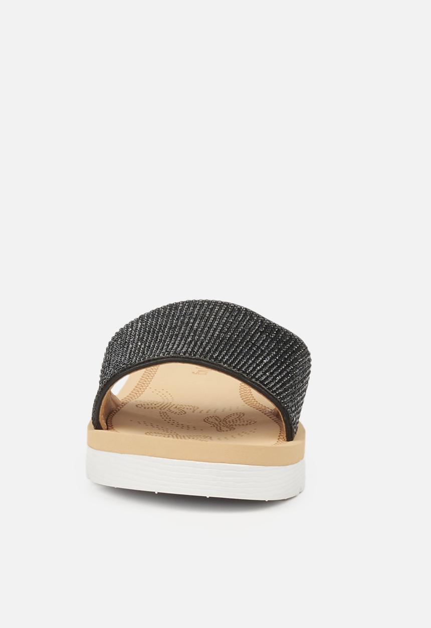 Butterfly Feet - Corley flatform sandal - black