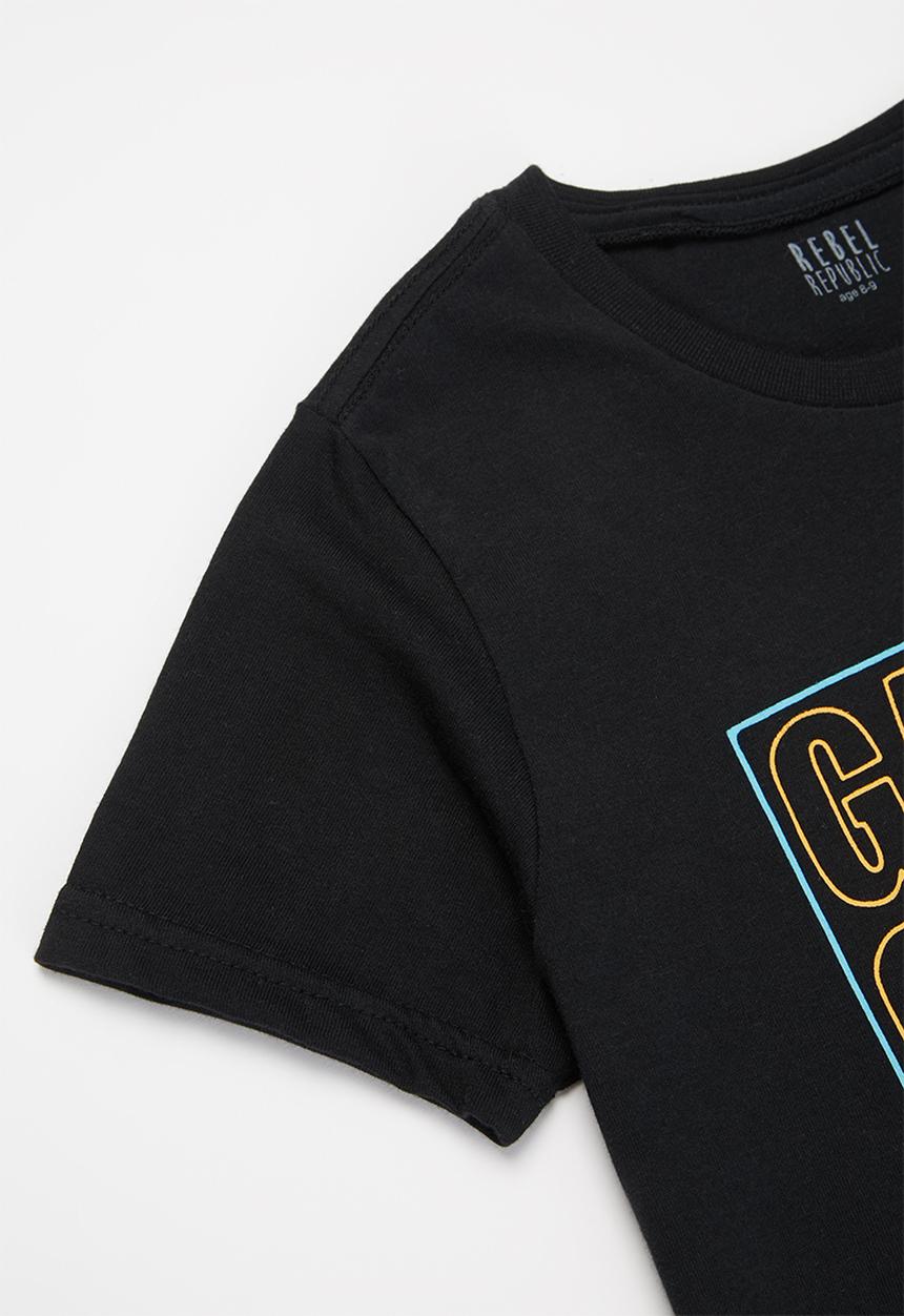 Rebel Republic - Graphic tee - black